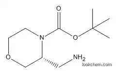 Molecular Structure of 1187929-33-4 ((R)-4-Boc-3-aminomethylmorpholine)
